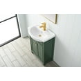 thumbnail image 4 of Design Element Marian 24" Single Sink Bathroom Vanity in Green, 4 of 11