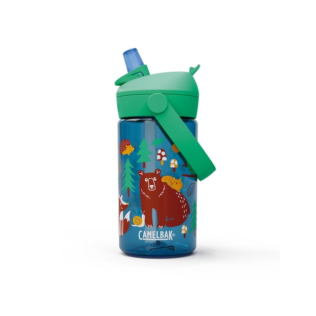 Botella Thrive Flip Straw Kids 400ml Marca Camelbak Verde/Azul