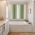 thumbnail image 3 of Sage Green Ombre Kitchen Curtains 63 Inch Length, Modern Abstract Art Farmhouse Gradient Grommet Top Bedroom Living Room Curtains, Light Filtering Cafe Curtain Drapes 2 Panels Set 84''x63'', 3 of 9