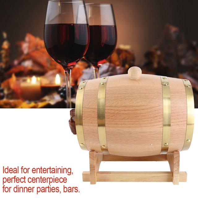 Dispensador de Barril de Whisky de 3 Litros Con Soporte, Barril de vino, Para Whisky, vino, Ron y Tequila, Ideal para Entretenimiento