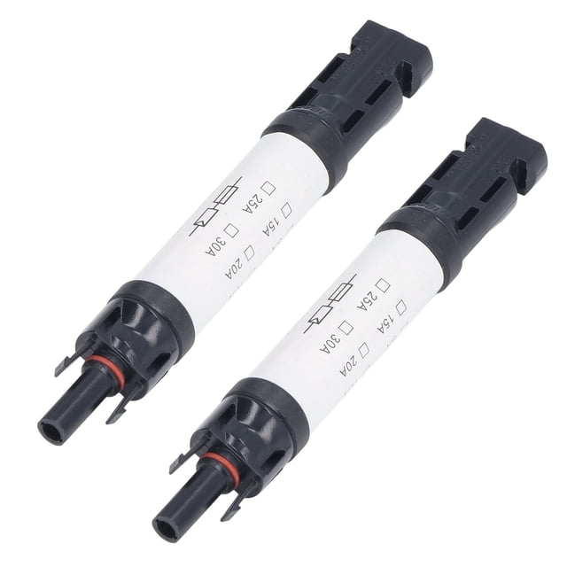 Solar Pv Connectors Set Solar Pv Connectors Solar Panel Pv Connector Solar Built In Fuse Connector 2Sets Solar PV Connectors Set IP68 Waterproof Anti UV 1000V Solar Built In Fuse