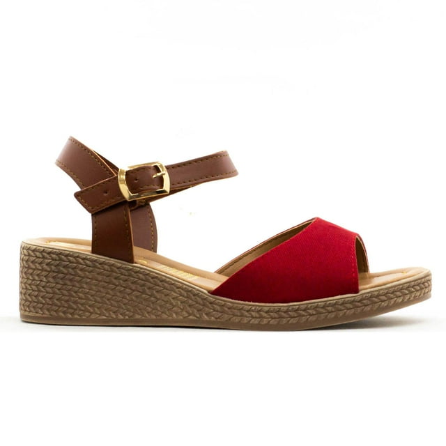 Sandalias para Mujer Zmexico 1360 rojo 23