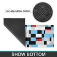 thumbnail image 7 of Blue White Geometric Kitchen Rugs and Mats Sets Of 2,Kitchen Decoration Rugs,Rubber Backing Non-Slip Floor Mat for Sink Washable Waterproof Laundry Room Runner Rugs, 7 of 7