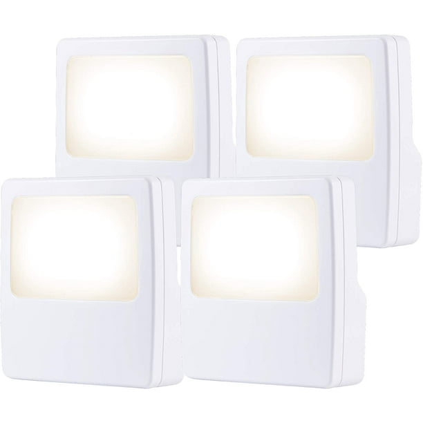 GENERAL ELECTRIC OnOff Switch LED Cool White Night Lights, 4Pieces