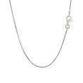 thumbnail image 4 of ARAIYA JEWELRY 925 Sterling Silver 1.02 mm Rhodium Plated Octagonal Snake Chain 24'' for Women, 4 of 6