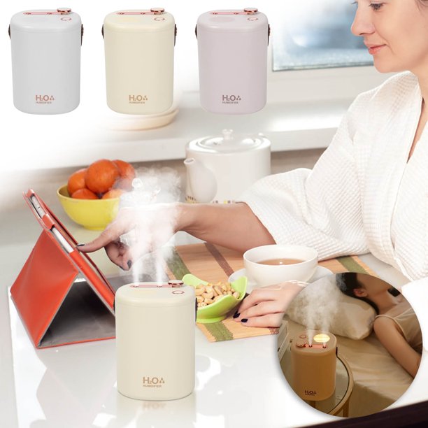 onlyliua Artículos En Liquidación Nuevo Humidificado Doméstico de Capacitancia Granulada y Doble Pulverización y Tanque de Agua En Capacitancia 2000 Ml.