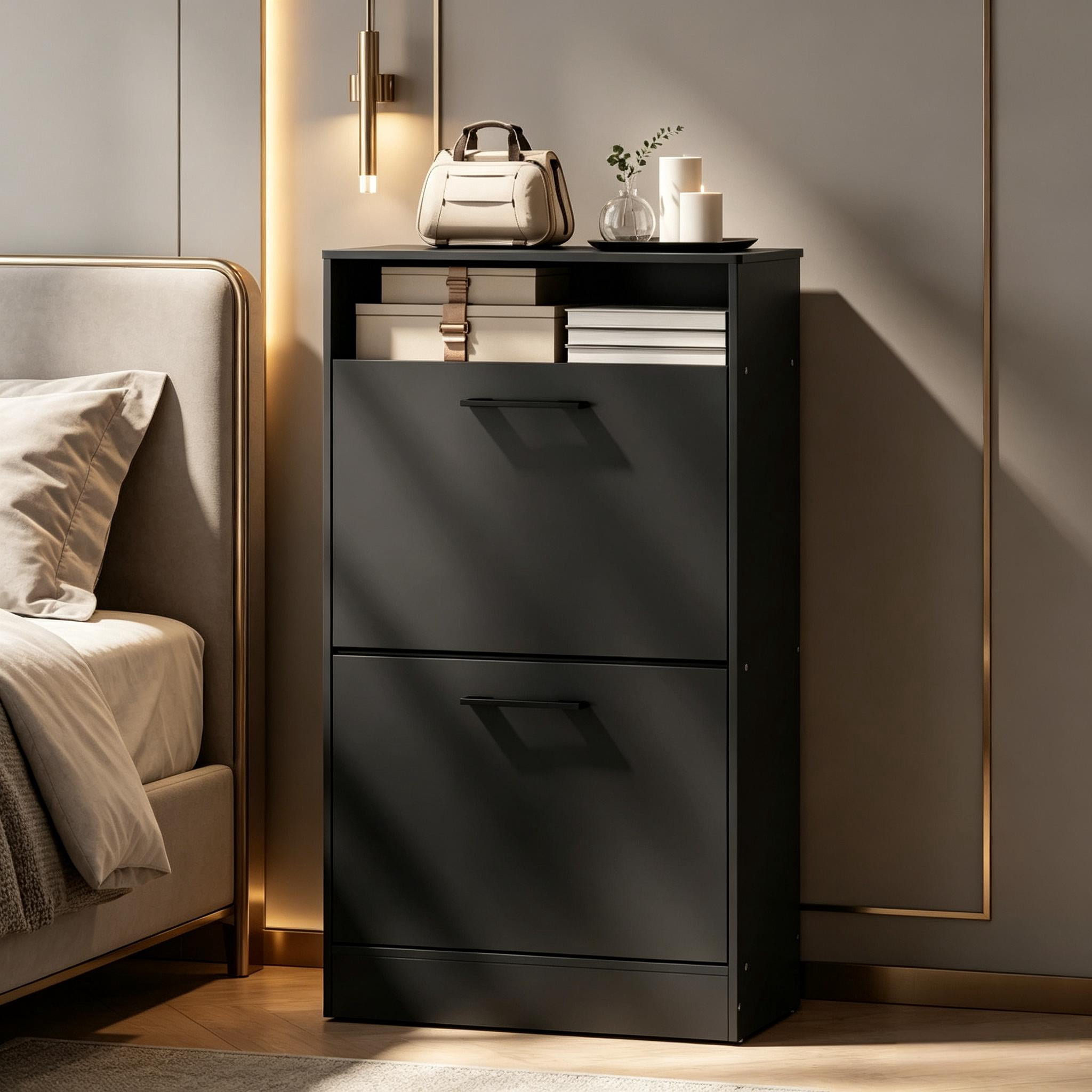 Slim Design Entryway Storage Cabinet,Shoe Cabinet,High Storage Cabinet