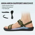 thumbnail image 3 of MEGNYA Hiking Sandals for Women, Comfortable Walking Flip Flop Sandals with Arch Support, Athletic Sandals with Hook and Loop Straps for Beach Vacation Adventure, 3 of 8