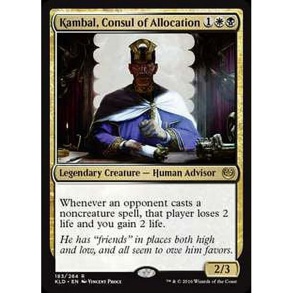 MtG Kaladesh Rare Kambal, Consul of Allocation #183