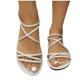 thumbnail image 5 of Zapatos Casuales de las Mujeres de Moda Plana Correa Romana Playa Más Tamaño Estilo Primavera / Verano Sandalias de Moda Y Cómodas Zapatos de Verano de las Mujeres, 5 of 6