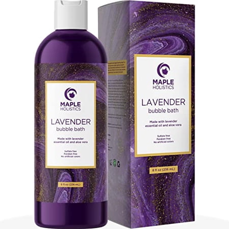 Premium Lavender Bubble Bath Soak - Aromatherapy Bubble Bath Soap and ...