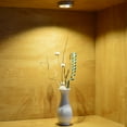 thumbnail image 3 of 2X ABI 3W LED Puck Light Complete Kit for Under Cabinet, Bookshelf, and Showcase Lighting, 240lm, Soft White 3000K, 25W Halogen Equivalent, 3 of 4