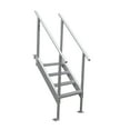 thumbnail image 1 of Extreme Max 3005.3843 Universal Mount Aluminum Dock Stair - 4-Step, 1 of 4