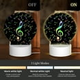 thumbnail image 3 of Pofeuu Music Notes Print LED Christmas Night Light Lamp Base Gift DIY 3D Clear Acrylic Blank Engrave Sheets for Room Cafe Bar Birthday Party Decoration, 3 of 9