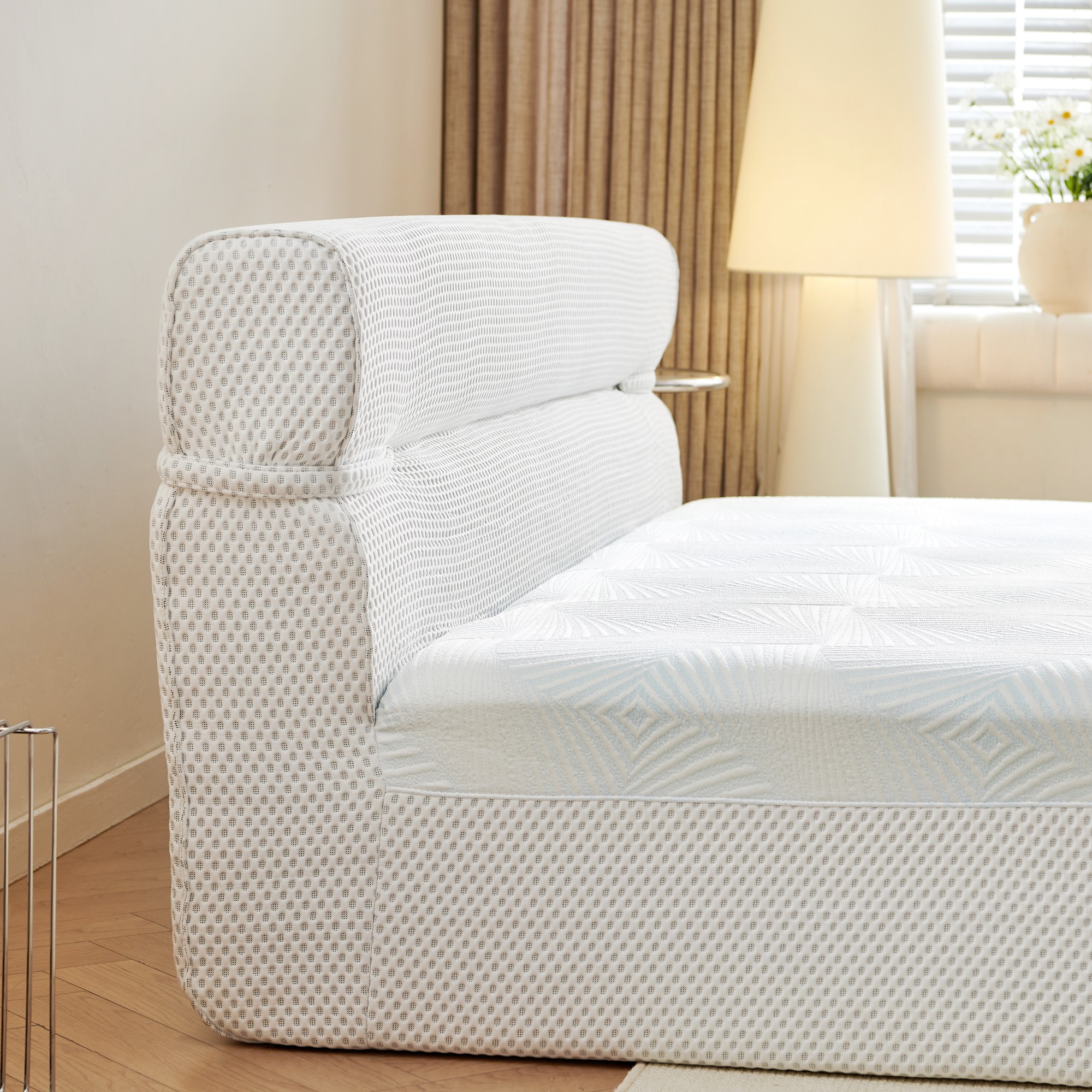 Leumius Full Mattress & Bed Frame,15 Inch Full Size Mattresses with Cool Fabric,No Assembly Required for Living Room Apartment Bedroom