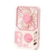 thumbnail image 2 of Ventilador portátil de mano, multifuncional, ajustable, ligero, personal, mini ventilador Rosa, 2 of 9