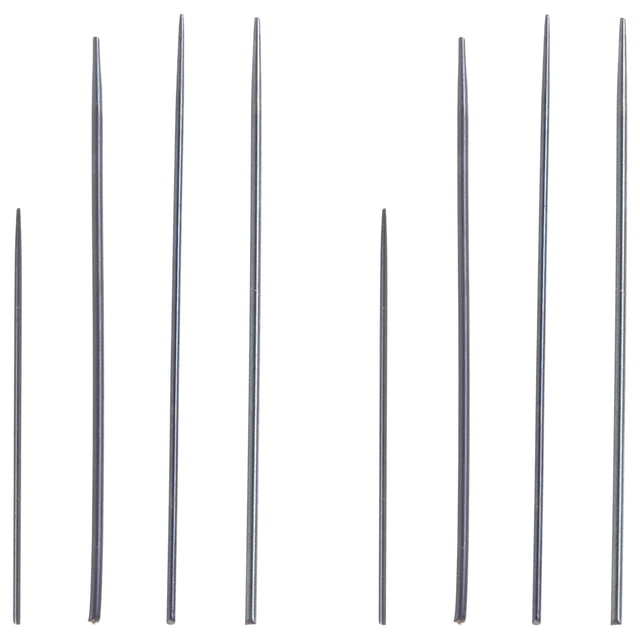 MOVTOTOP Aiguilles en Métal Noir pour Réparation avec Finition Soignée et Durabilité 8 Pcs