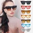 thumbnail image 3 of Sun Eyewear Classic Clear Lens Unisex Spectacles Stylish Sunglasses, 3 of 9