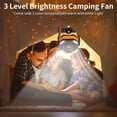 thumbnail image 3 of Ventilador de camping WESTTREE de 20000 mAh, funciona con pilas y luz, 3 of 7