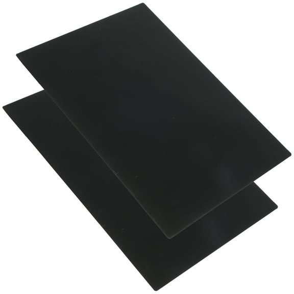 NUOLUX Heat Resistant Placemat Black 2Pcs 8.3X5.9In