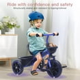 thumbnail image 4 of Triciclo infantil Youthkkee con luces LED y cesta de almacenamiento de 3 ruedas, 4 of 6