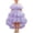 E246-Purple, variant on hengsof Girls Summer Sequin Tulle Princess Dress Round Neck Sparkle Cute Pageant Performance Gown for 0-4 Years