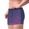 thumbnail image 2 of Fotbe Violet Glitter Calzoncillos Tipo Boxer con Bolsa de Soporte Total para Hombre, X-Temp Fresco, Transpirable y de Secado Rápido-Medium, 2 of 5