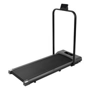 2-in-1 Portable Jogging Treadmill,  Under Desk Smart Walking Pad with Remote Control LCD Display for Home Office Gym