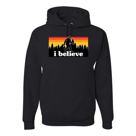 Wild Bobby I Believe Funny Retro Bigfoot Sasquatch Conspiracy Outdoor Hiking - Pop Culture Unisex Hoodie Sweatshirt