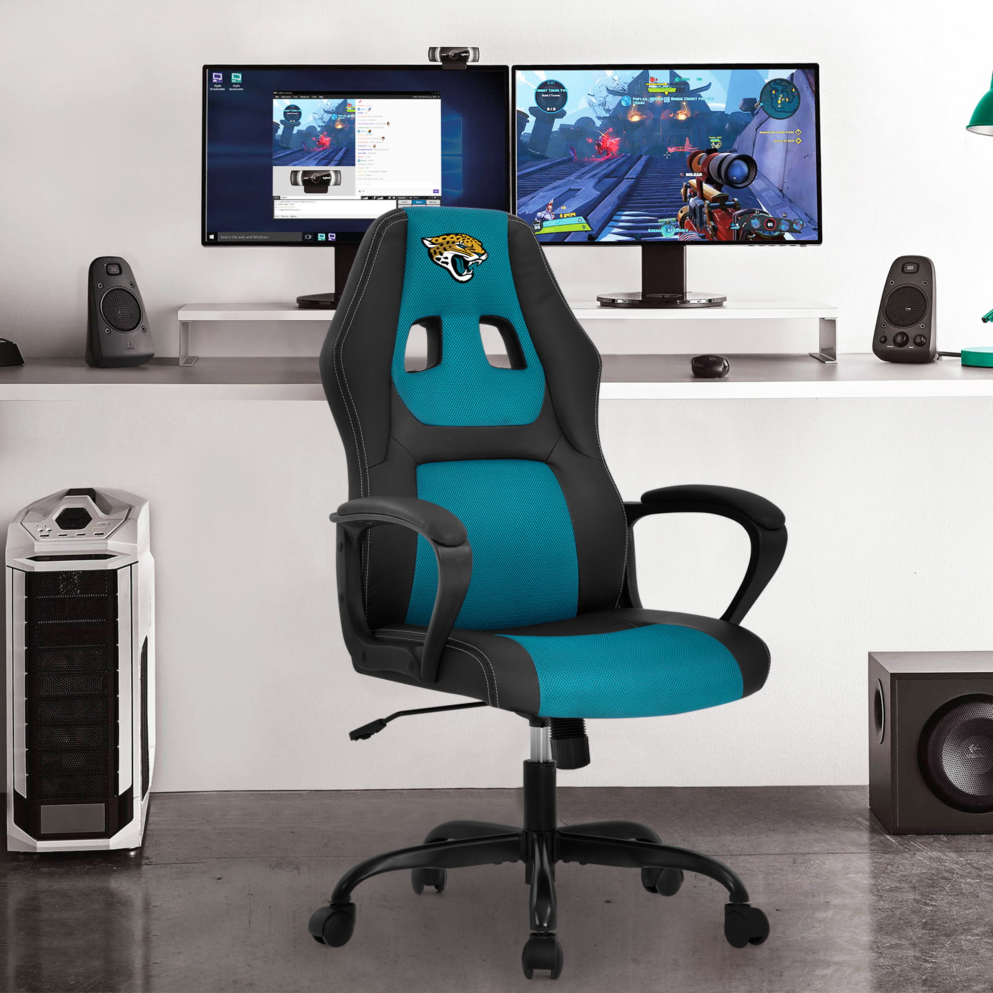 Wide Seat Ergonomic PU Leather Desk Chair — BestOffice