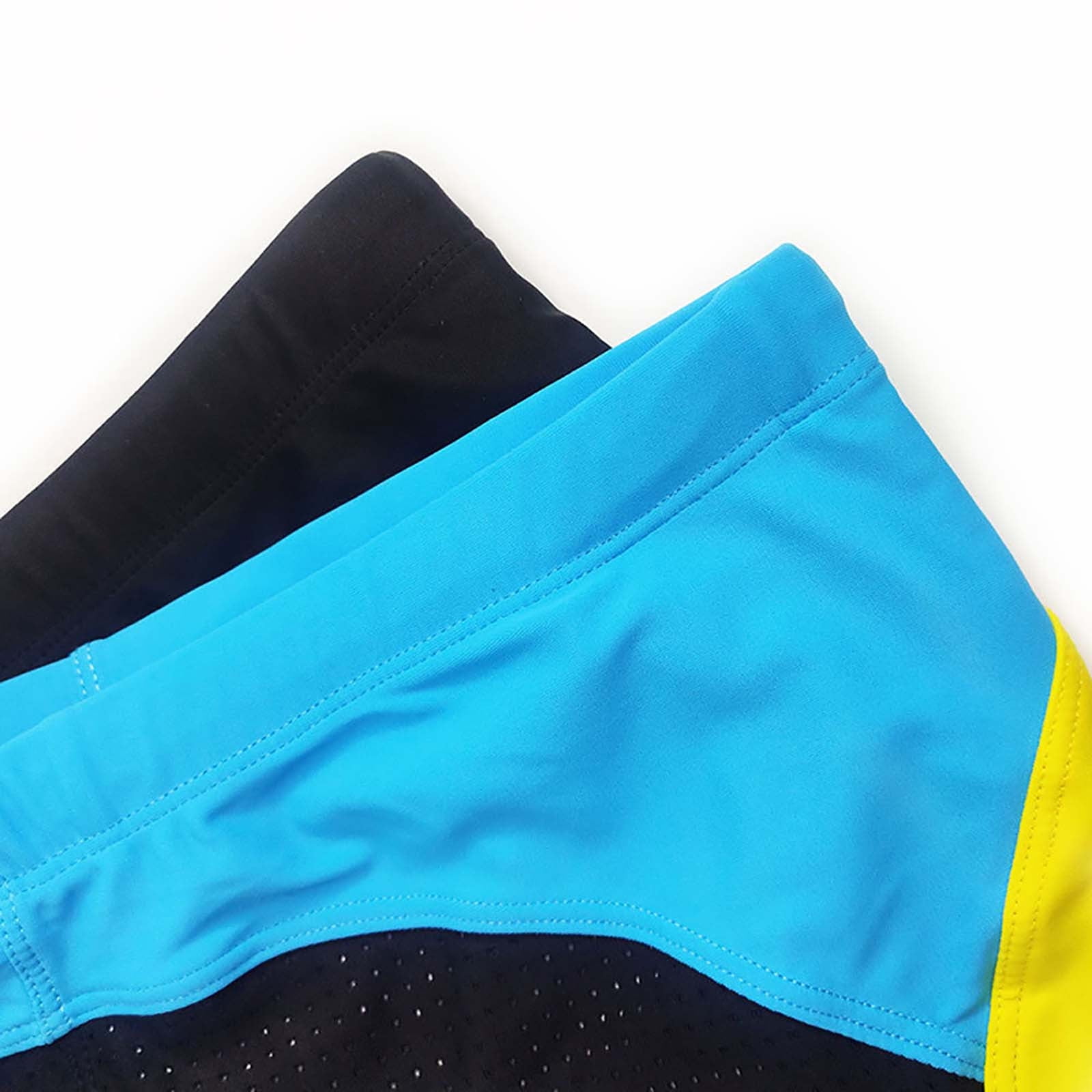Mens Swim Trunks Quick-Drying Low Waisted Swimming Bottoms Stretchy Slim Color Block Breathable Hollow-Out Athletic Swimwear Bathing Suits Shorts