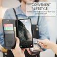 thumbnail image 5 of CaseMe Leather For Samsung Galaxy A56 5G Wallet Case with RFID Blocking, For Samsung Galaxy A56 5G Case Wallet for Women Men Card Holder Magnetic Clasp Kickstand Folio Case,Black,For Galaxy A56(5G), 5 of 11