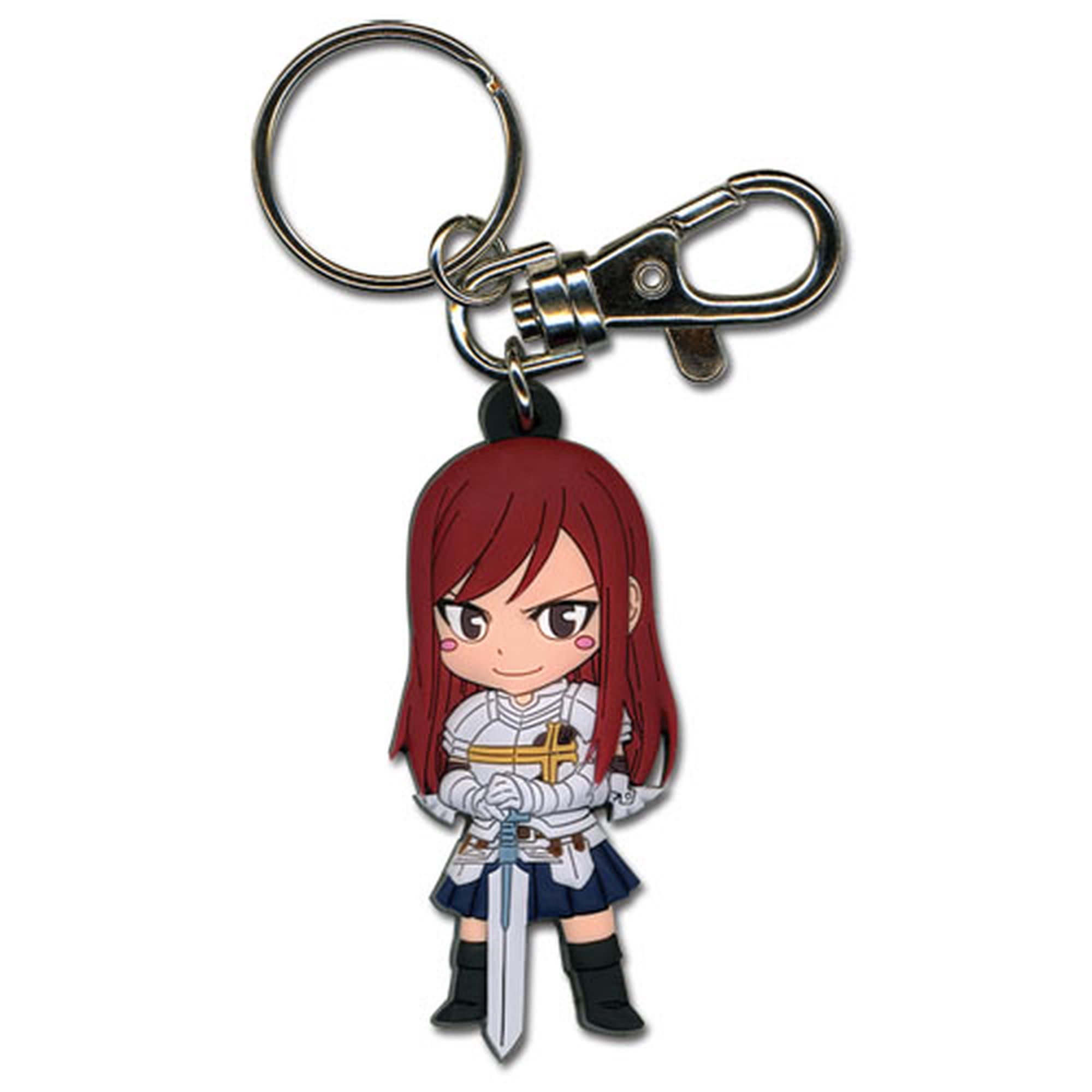 Key Chain Fairy Tail New Sd Chibi Erza Sword Pose Toys Anime Ring Ge36791 Walmart Canada