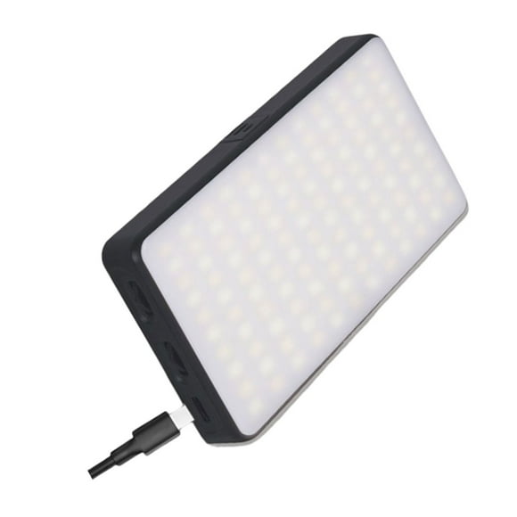 Seitruly Luz de vídeo RGB, lámpara de conferencia portátil ajustable para cámara, herramienta de iluminación de brillo fuerte y potente multiusos Accesorios de cámara y óptica