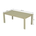 thumbnail image 5 of Expandable Walnut Wood Dining Table (59-73") - Modern Farmhouse Style, Solid Wood, Space-Saving Design for Kitchen/Dining. Seats 4-8, Durable & Stylish., 5 of 6