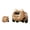 Brown, variant on Blue Transforming Ejector Vehicle Toy With Cartoon Design, Inertia Powered Fun Car For Kids