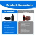 thumbnail image 4 of 60PCS Tire Repair Rubber Nails Kit with 2 Sizes, Tire Repair Rubber Nails Kit with 2 Sizes, Tire Rubber Nail Repair Kit, Screw in Tire Repair Plugs with Box and Screwdriver, Tire Plugs Kit (60Pcs), 4 of 7