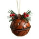 thumbnail image 4 of Adorno navideño de campana, decoración para el árbol de Navidad, colgante decorativo. Rojo, 4 of 9
