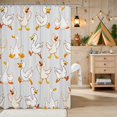 thumbnail image 2 of Erosebridal Duck Shower Curtain 72Wx72L for Boys Girls, Grey Background Waterproof Bathroom Curtain, 2 of 5
