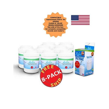 

Zuma Filters™ Brand Refrigerator Water and Ice Filter compatible with Amana® 12527307 (8 Pack) OPFA-RF300