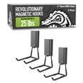 thumbnail image 1 of GATOR MAGNETICS MIDI 4 in Open Hooks, 25 lb Heavy Duty Magnetic Hooks for Steel Surfaces, Patented Easy-Release, Non-Slip Grip &acirc;, 1 of 9