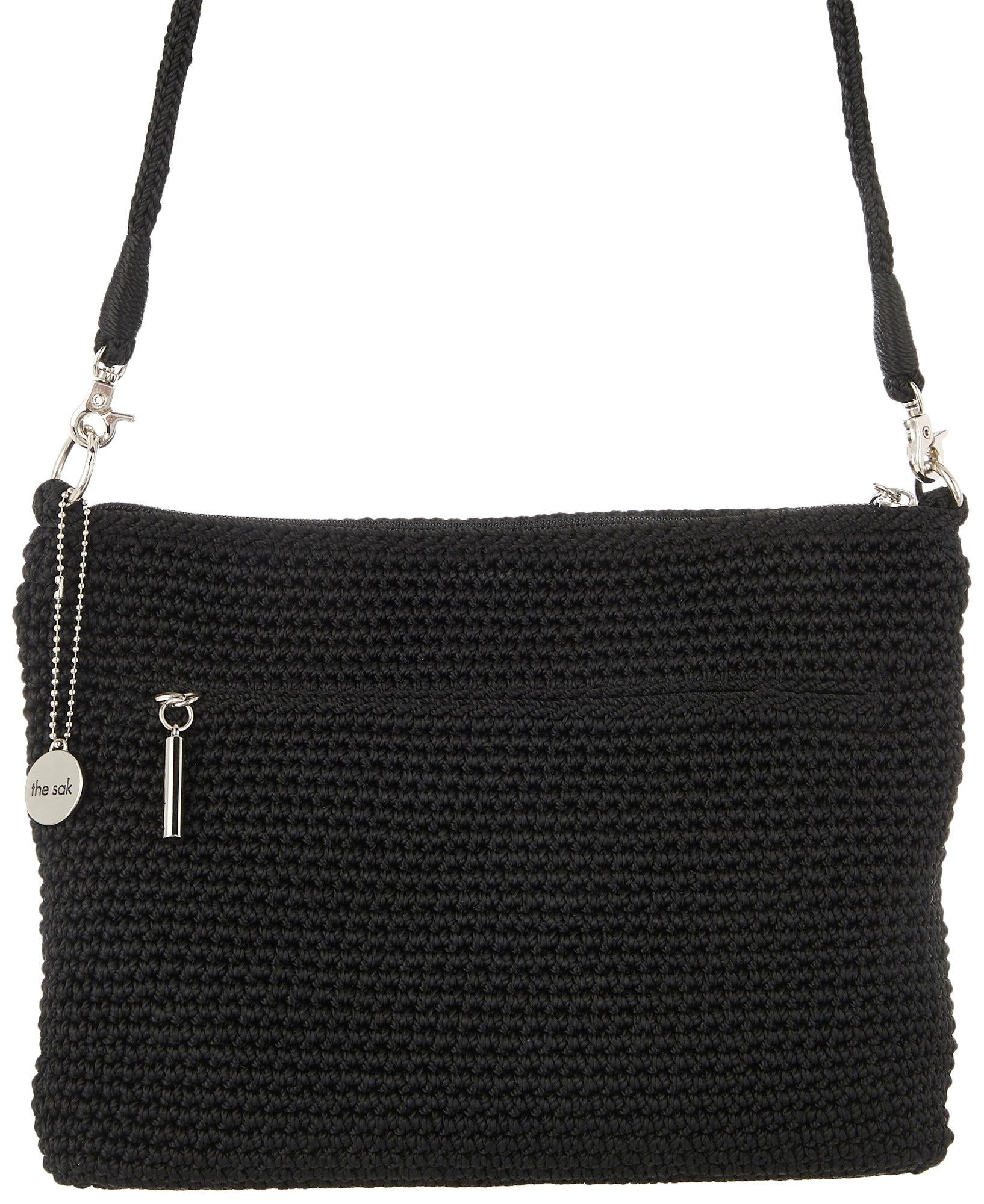 The Sak Lumi Crochet Crossbody Bag - Heather