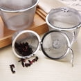 thumbnail image 2 of Tea Filter Dual Buckle Large Capacity Stainless Steel Extra Fine Mesh Herbal Strainer for Home, 2 of 7