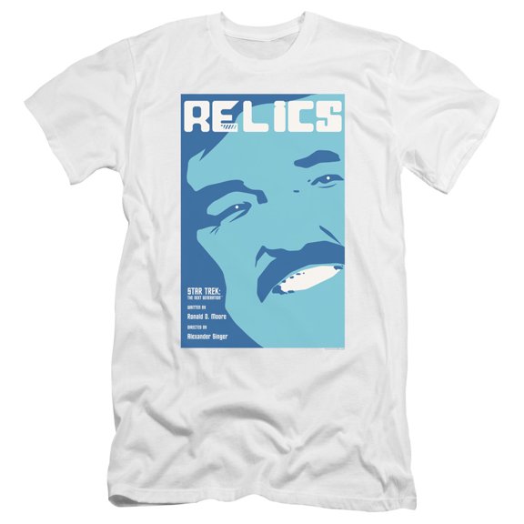 Star Trek Tng Season 6 Episode 4 Premium Canvas Adult Slim Fit 30/1 T-Shirt White