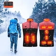 thumbnail image 1 of TopLLC Heated Blanket, Heating Blanket, Electric Blankets USB Heating Electric Heating Thermostatic Heating Clothing Heating Heating Cotton Clothing a vest, 1 of 5