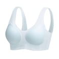 thumbnail image 1 of Clearance Sale 2025 Bra Womens Comfortable Seamless Lightly Lined V Neck Bra, 1 of 9