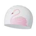 thumbnail image 4 of Gorro de Natación de Silicona Gorra de Baño Elástica Sombrero para Nadar Impermeable Y Gorro de Ducha con Protección de Oídos para Hombres Mujeres Y Cisne, 4 of 8