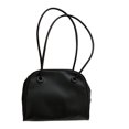 thumbnail image 1 of Bolso de viaje y compras para mujer, elegante, de color negro, con doble correa para debajo del brazo, 1 of 8