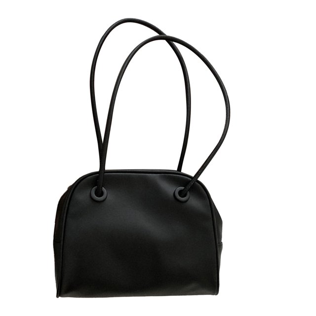 Bolso de viaje y compras para mujer, elegante, de color negro, con doble correa para debajo del brazo