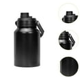 thumbnail image 6 of figatia Insulated Water Bottle Cold Water Bottle 304 Stainless Steel Large Capacity Ice Bucket Drink Bottle for Picnic Travel Camping Black 128oz, 6 of 8